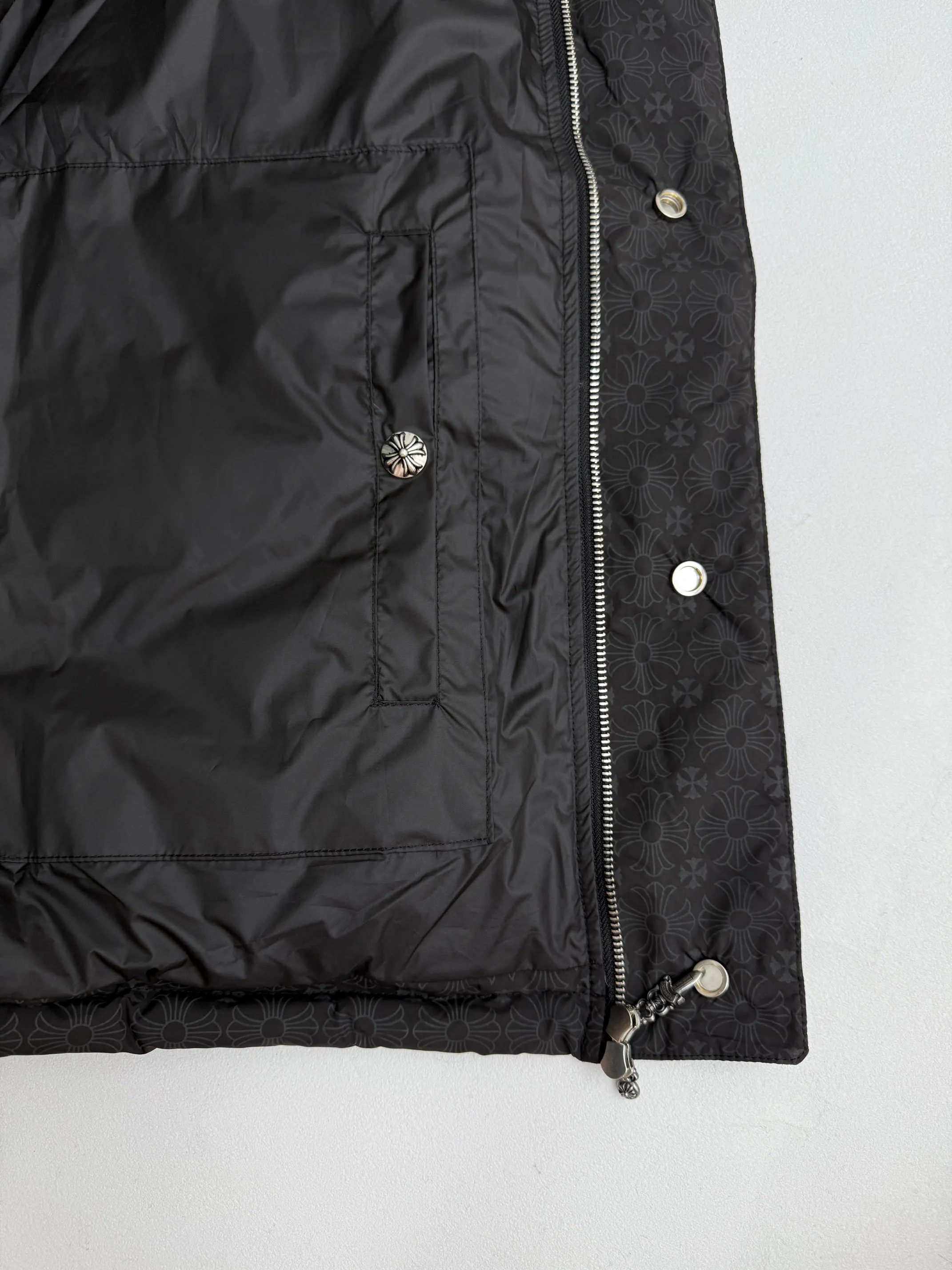 P1010 Chrome Hearts Chrome Hearts Sanskrit all-over jacquard down jacket S/M/L/XL